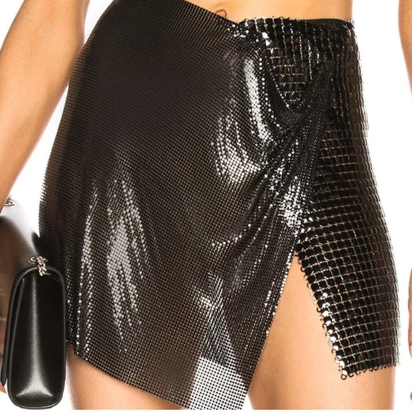 FANNIE SCHIAVONI - METAL MESH ELSA SKIRT - Small - Picture 3 of 10